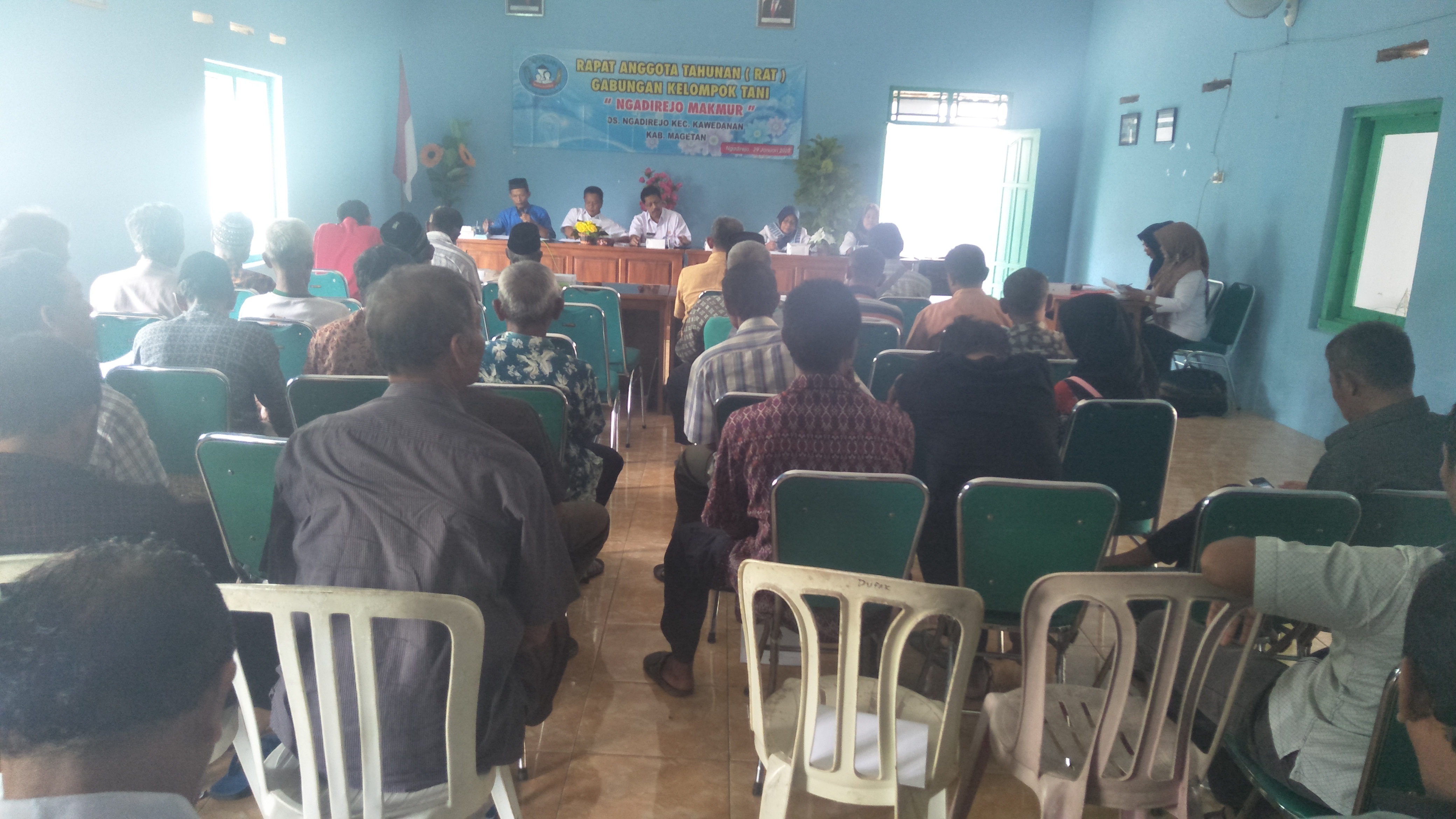RAPAT AKHIR TAHUNAN GABUNGAN KELOMPOK TANI " NGADIREJO MAKMUR "